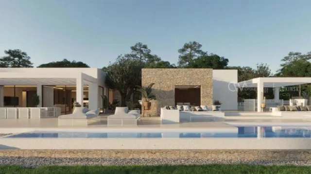 Neubau Villa mit fantastischem Blick aufs Meer