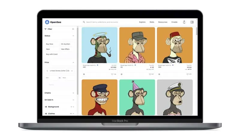 NFT: Bored Ape Yacht Club (voorbeeld, digitale kunst) – Geslaagde collectie